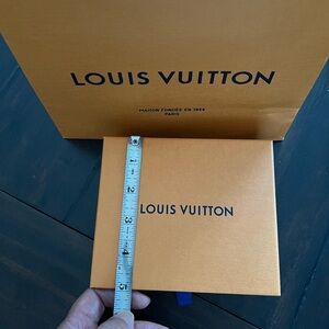 LV wallet empty Box and Bag only Dim 5”x 5.77” x 2.52”